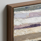 Blush Grey Stria - Hand-Painted Artwork - #ART-AB-S-09