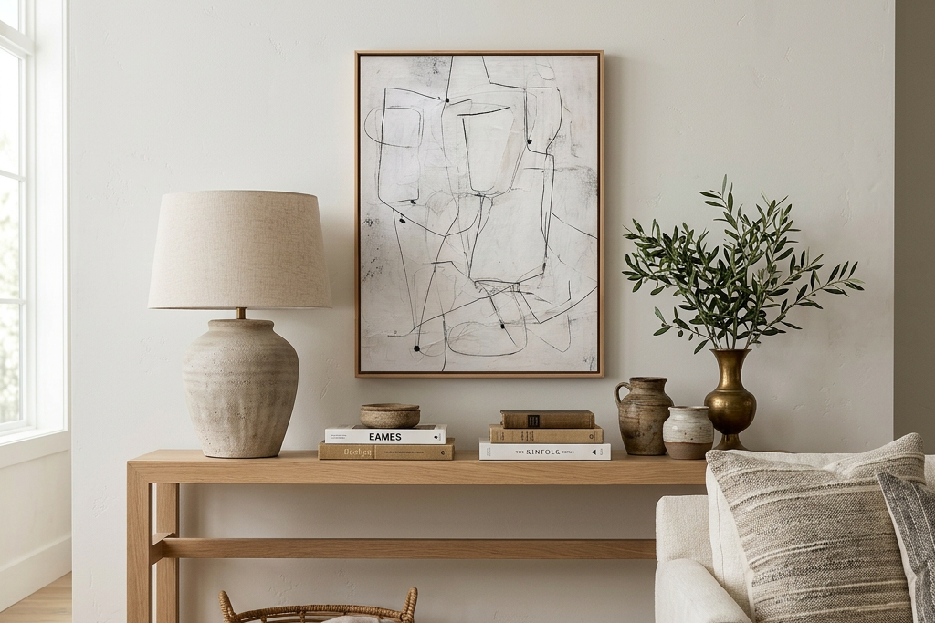 Free Form Lines - Hand-Painted Artwork - #ART-AB-S-01