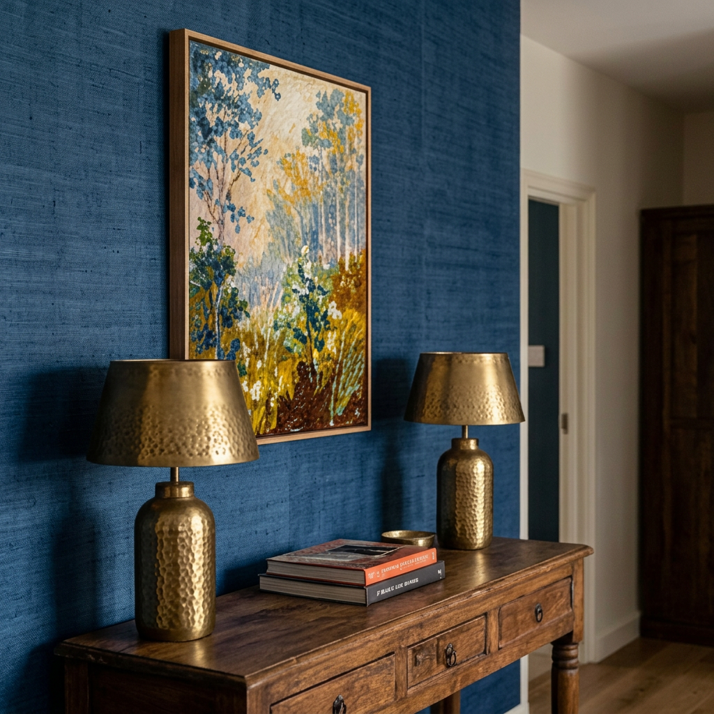 Rich Rural Vista - Hand-Painted Artwork - #ART-LS-S-017