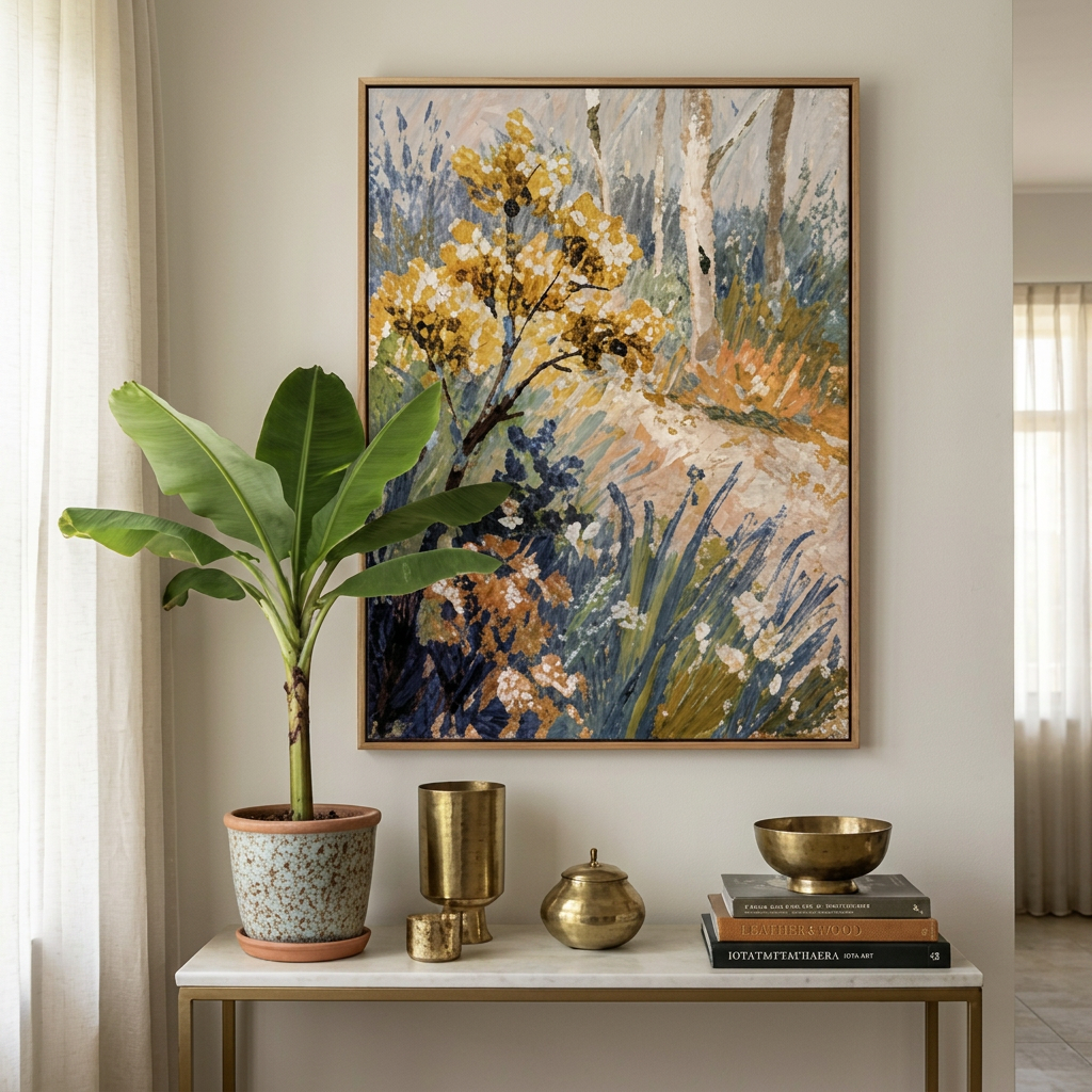 Morning Grey Mist - Hand-Painted Artwork - #ART-LS-S-016
