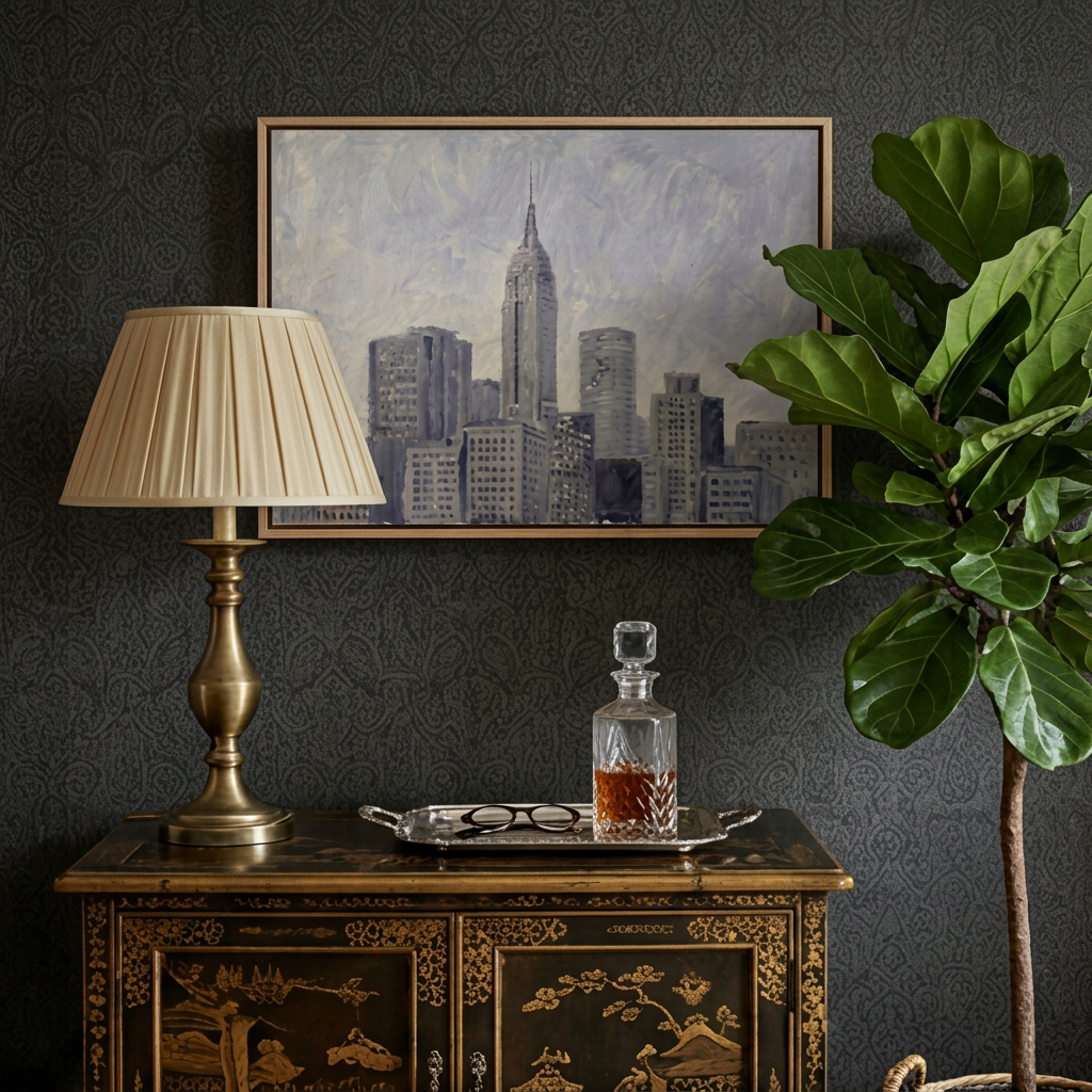 Quiet Heath Scene - Hand-Painted Artwork - #ART-LS-S-021