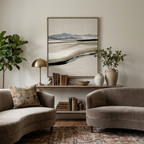 Desert Plain Dusk - Hand-Painted Artwork - #ART-LS-S-06