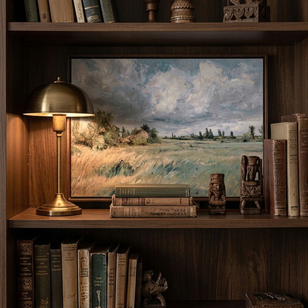 Open Meadow Vista - Hand-Painted Artwork - #ART-LS-S-01