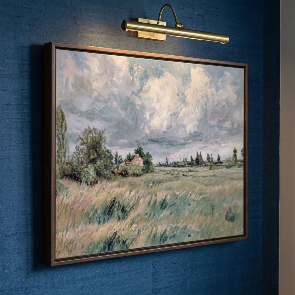 Open Meadow Vista - Hand-Painted Artwork - #ART-LS-S-01