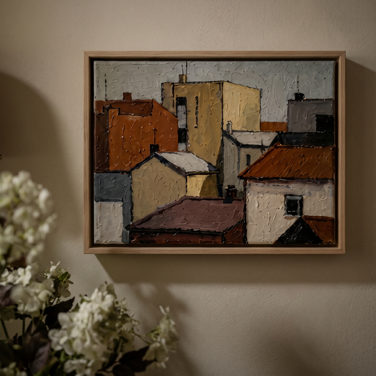 Dark River Delta - Hand-Painted Artwork - #ART-VN-S-08