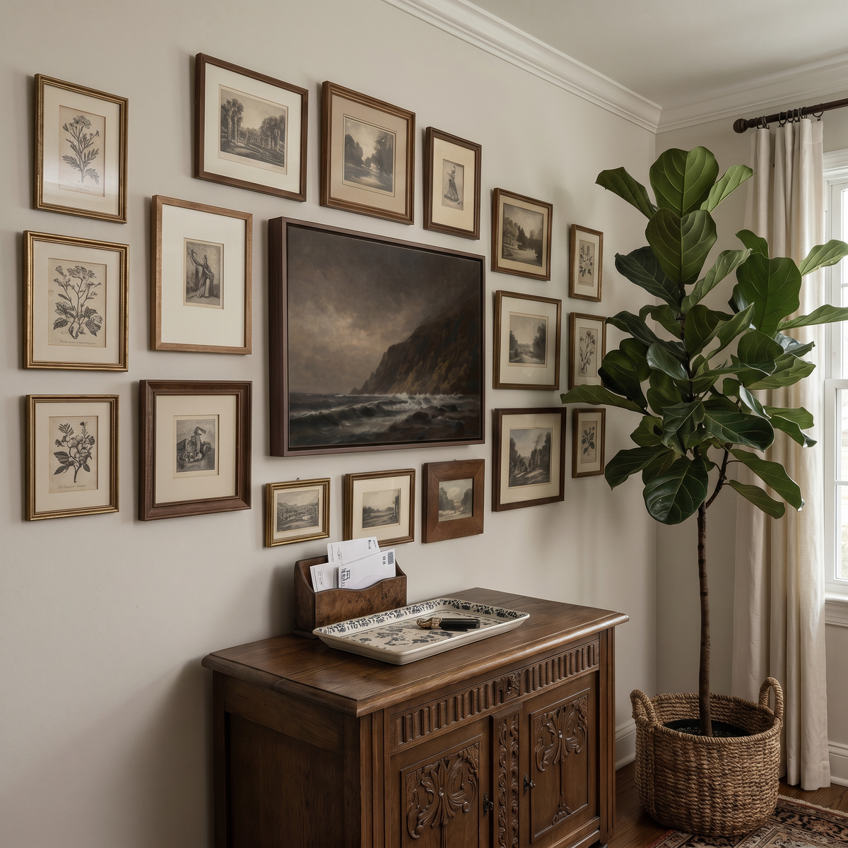 Towering Sea Cliff - Hand-Painted Artwork - #ART-VN-S-012