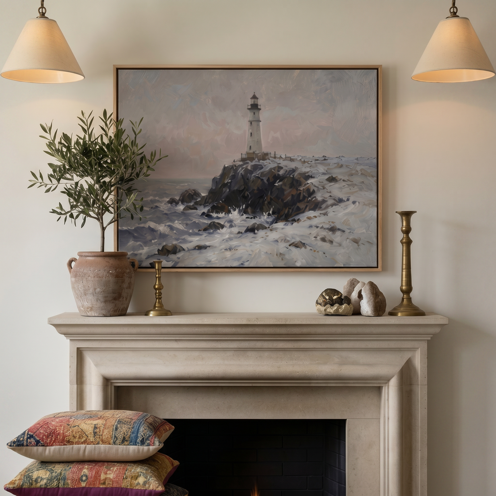 Dark Shore Study - Hand-Painted Artwork - #ART-VN-S-03
