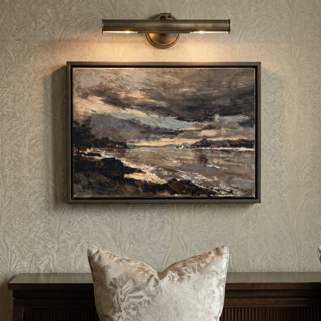 Rocky Sun Coast - Hand-Painted Artwork - #ART-VN-S-07