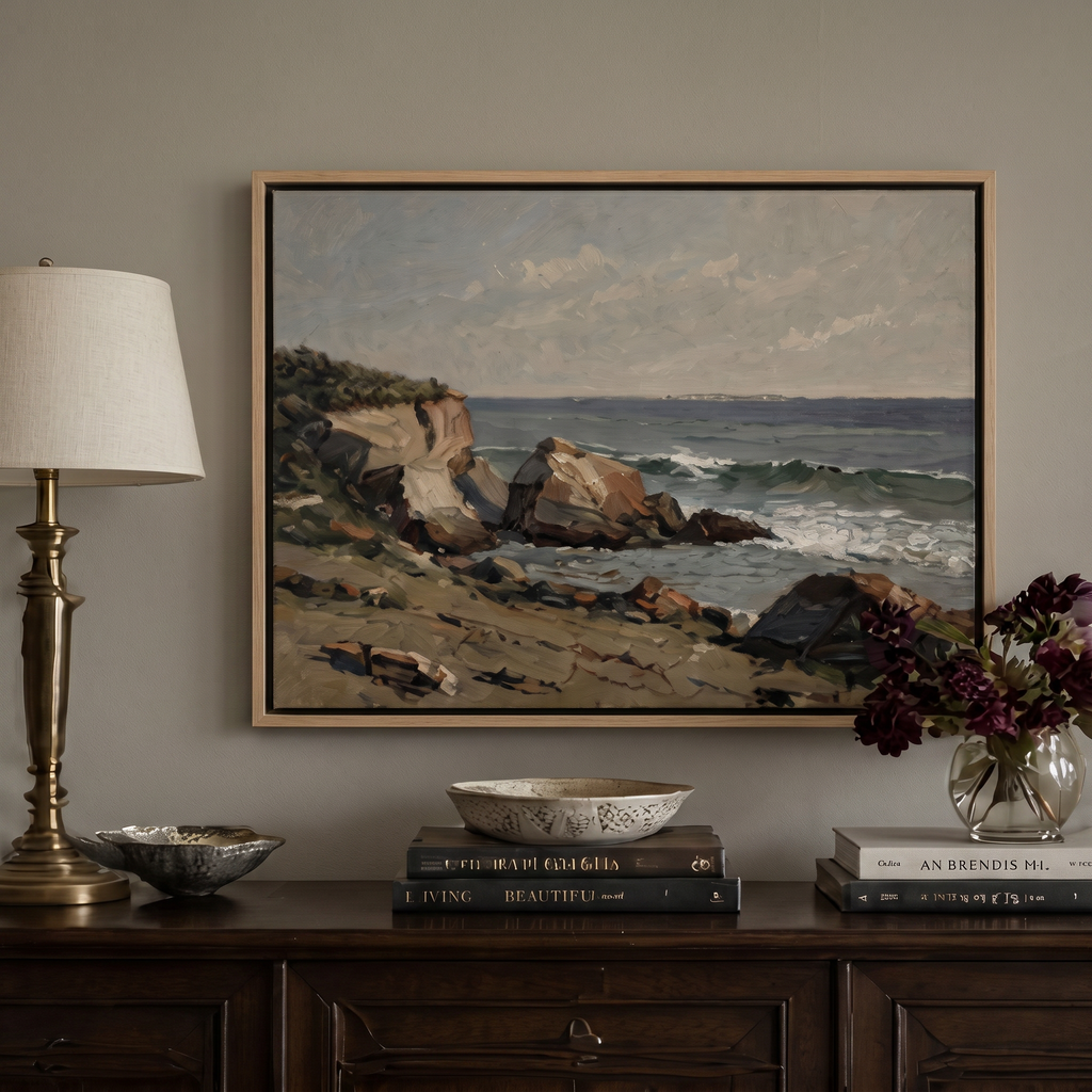 Open Pasture Graze - Hand-Painted Artwork - #ART-VN-S-06