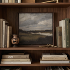 Reflected River Trees - Hand-Painted Artwork - #ART-VN-S-010