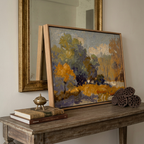 Quiet Horizon Line - Hand-Painted Artwork - #ART-LS-S-011