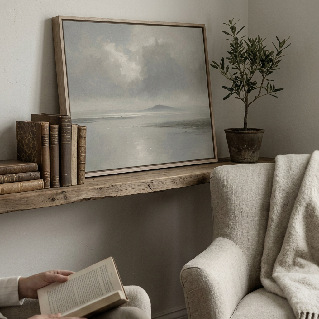 Slow Soft Lento - Hand-Painted Artwork - #ART-MI-S-012
