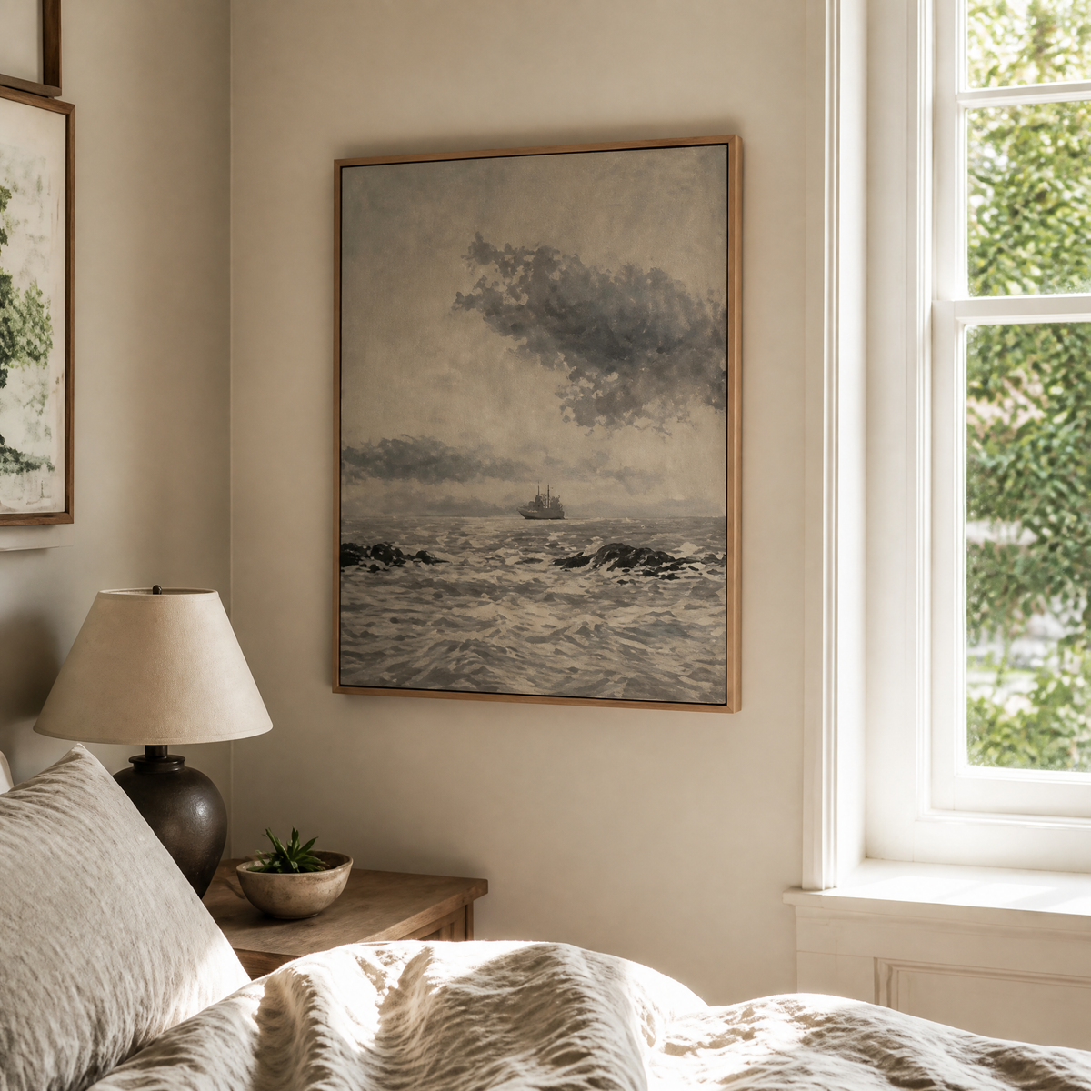 Dark Storm Coast - Hand-Painted Artwork - #ART-MI-S-019