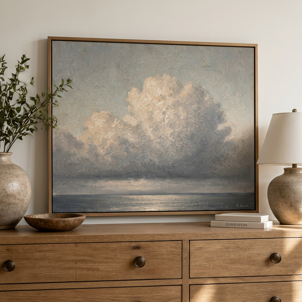 Still Lake Mere - Hand-Painted Artwork - #ART-MI-S-021