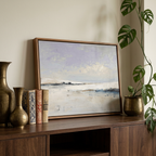 Warm Beige Haze - Hand-Painted Artwork - #ART-MI-S-01