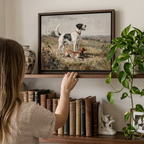 Golden Field Chase - Hand-Painted Artwork - #ART-AN-S-02