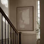 Layered White Planes - Hand-Painted Artwork - #ART-GM-S-04