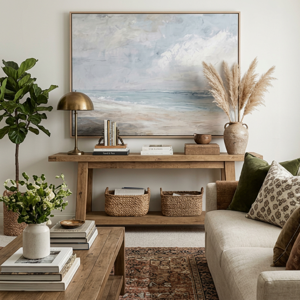 Soft Grey Pause - Hand-Painted Artwork - #ART-MI-S-02