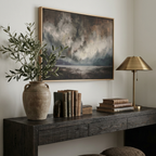 Soft Horizon Ligne - Hand-Painted Artwork - #ART-MI-S-06