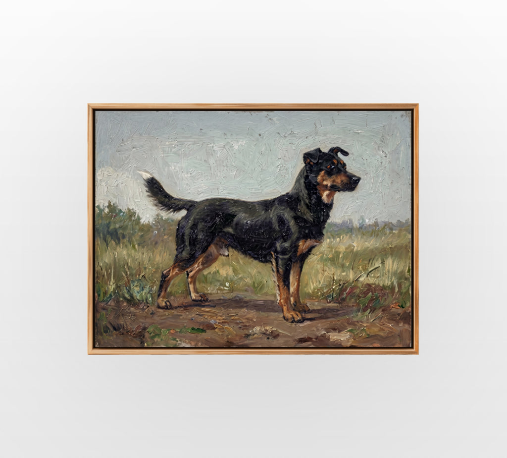 Noble Dog Portrait - Hand-Painted Artwork - #ART-AN-S-01