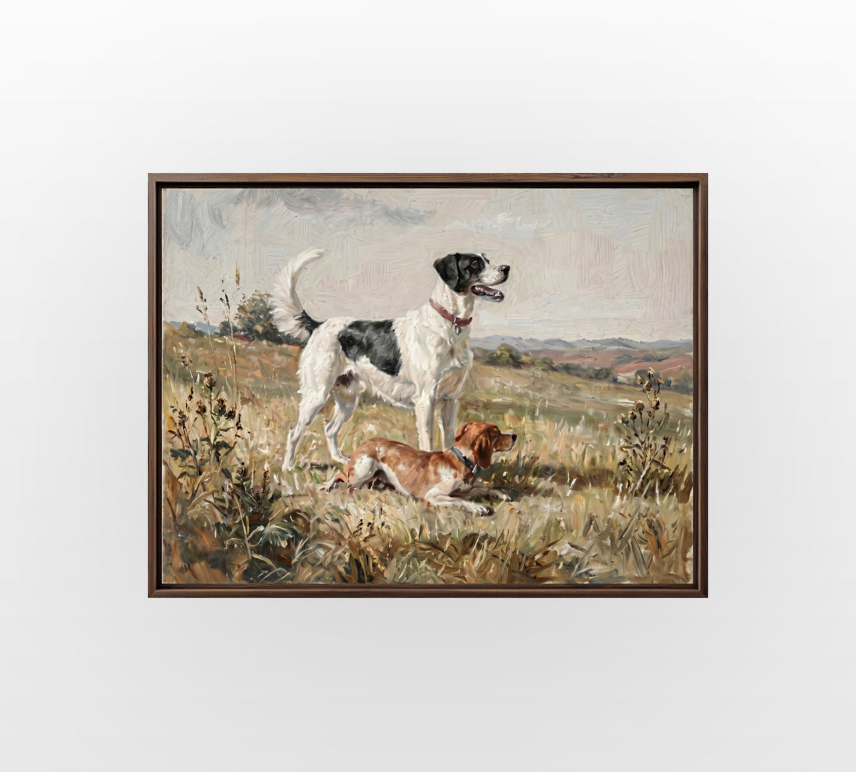 Golden Field Chase - Hand-Painted Artwork - #ART-AN-S-02