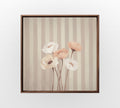Blush Poppy Stripe - Hand-Painted Artwork - #ART-BT-S-011