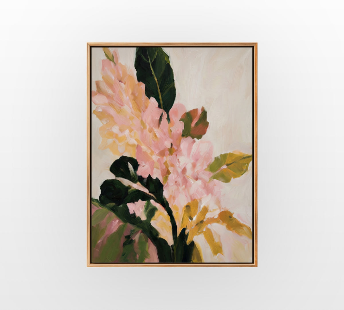 Wild Pink Blossom - Hand-Painted Artwork - #ART-BT-S-08