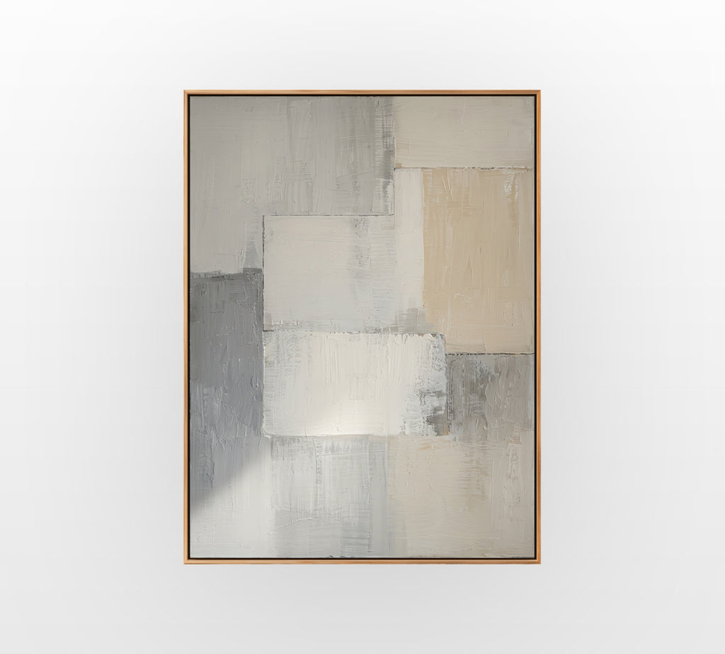 Soft Tone Patchwork - Hand-Painted Artwork - #ART-GM-S-06