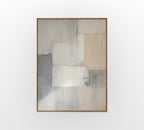 Soft Tone Patchwork - Hand-Painted Artwork - #ART-GM-S-06
