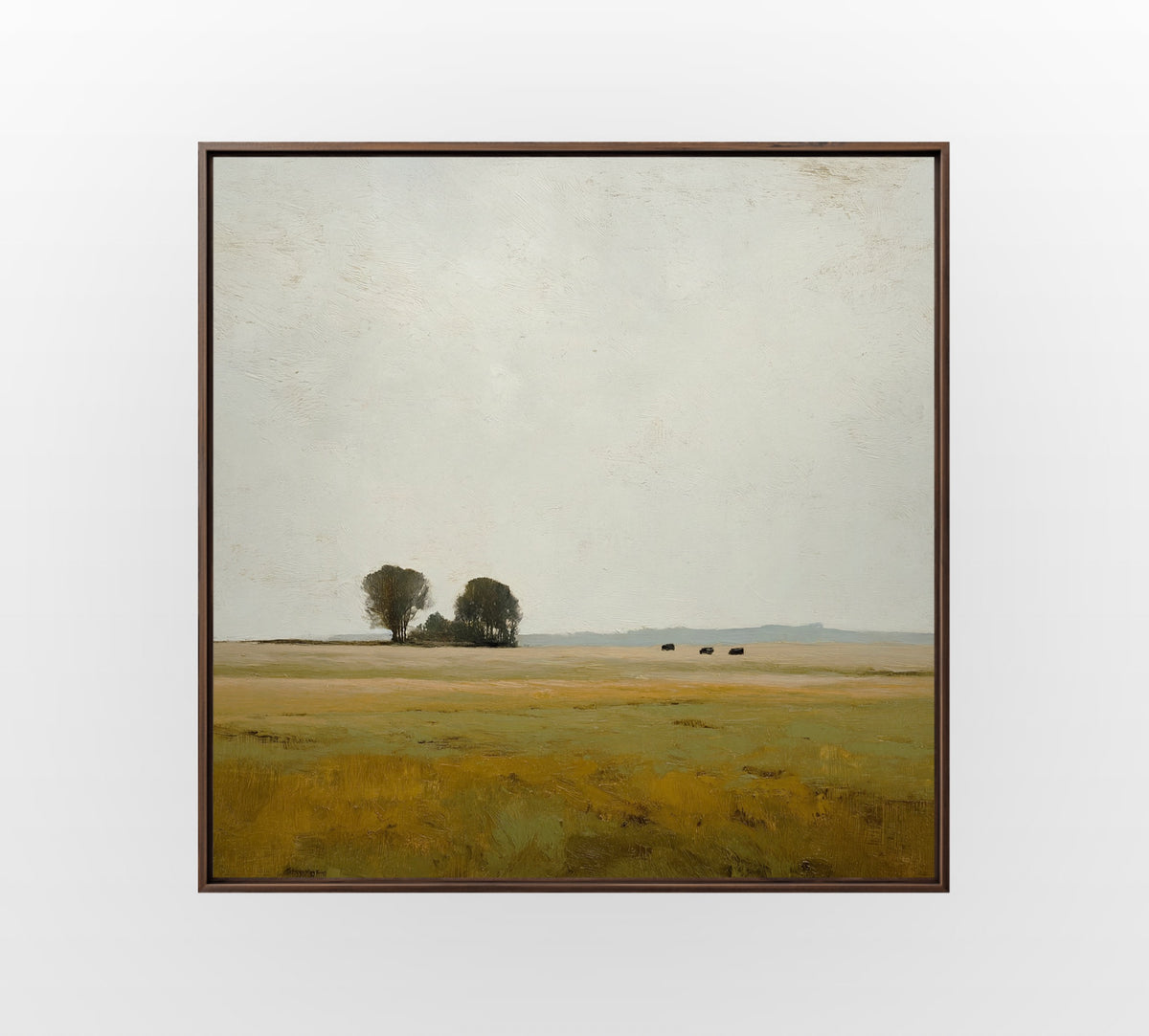 Golden Open Fields - Hand-Painted Artwork - #ART-LS-S-03