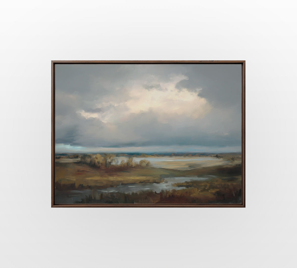 Wild Marsh Study - Hand-Painted Artwork - #ART-LS-S-05