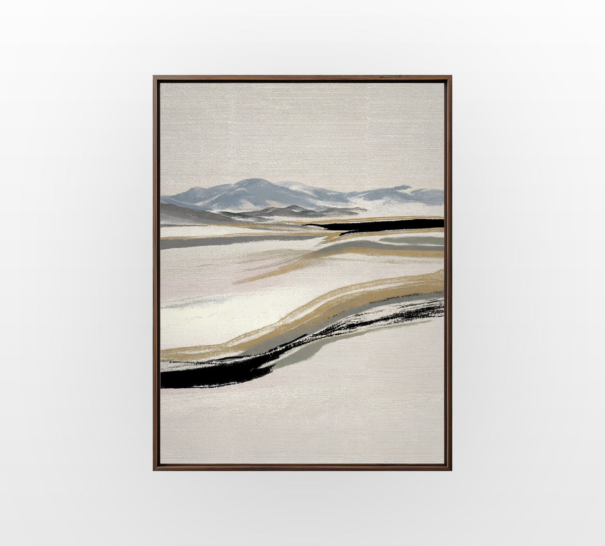 Desert Plain Dusk - Hand-Painted Artwork - #ART-LS-S-06