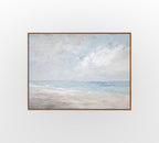 Soft Grey Pause - Hand-Painted Artwork - #ART-MI-S-02