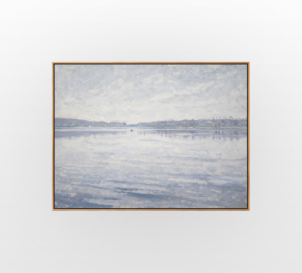 Lone Sail Mist - Hand-Painted Artwork - #ART-MI-S-020
