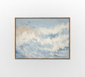 Warm Ochre Shore - Hand-Painted Artwork - #ART-OS-S-01
