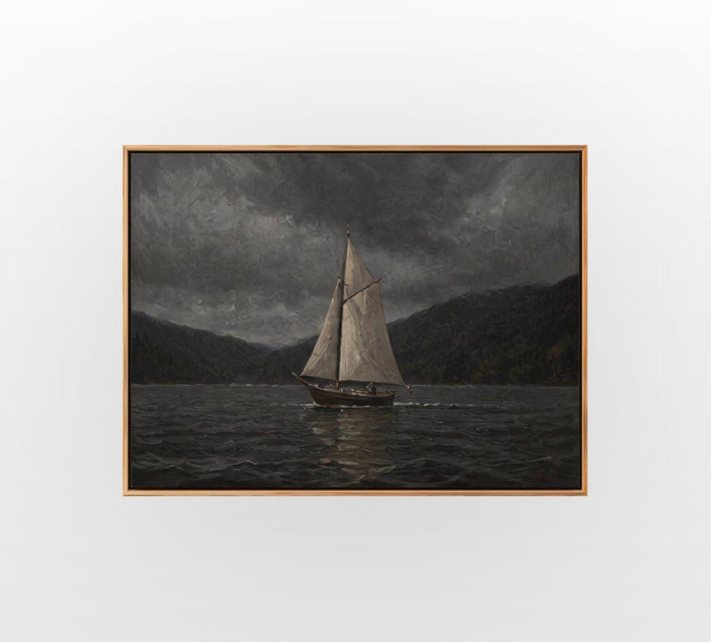 Wild Wave Abyss - Hand-Painted Artwork - #ART-VN-S-013