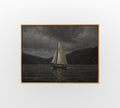 Wild Wave Abyss - Hand-Painted Artwork - #ART-VN-S-013