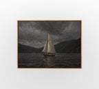 Wild Wave Abyss - Hand-Painted Artwork - #ART-VN-S-013