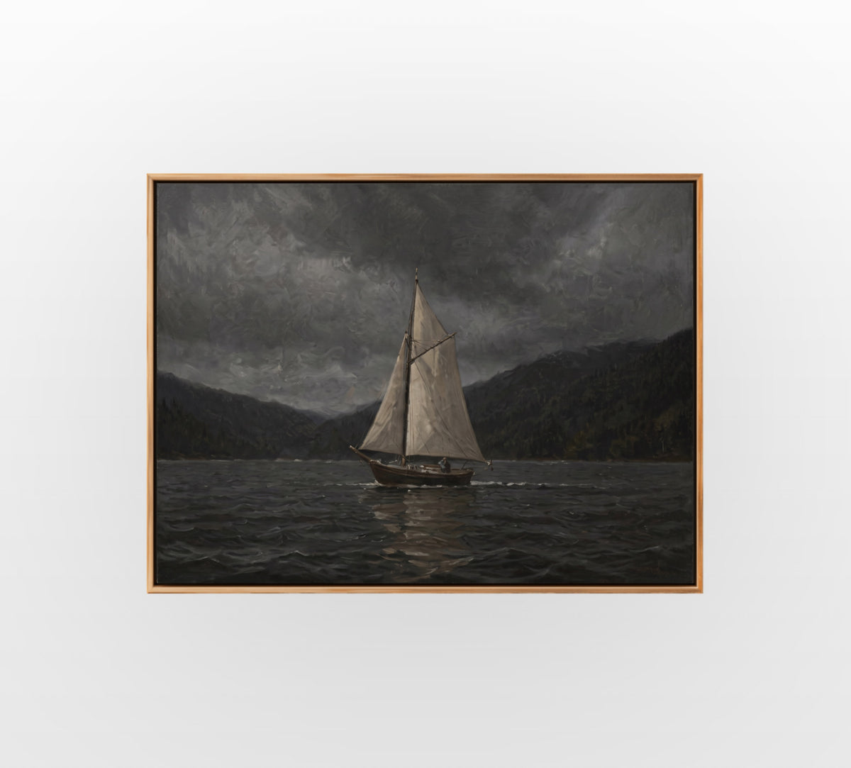 Wild Wave Abyss - Hand-Painted Artwork - #ART-VN-S-013