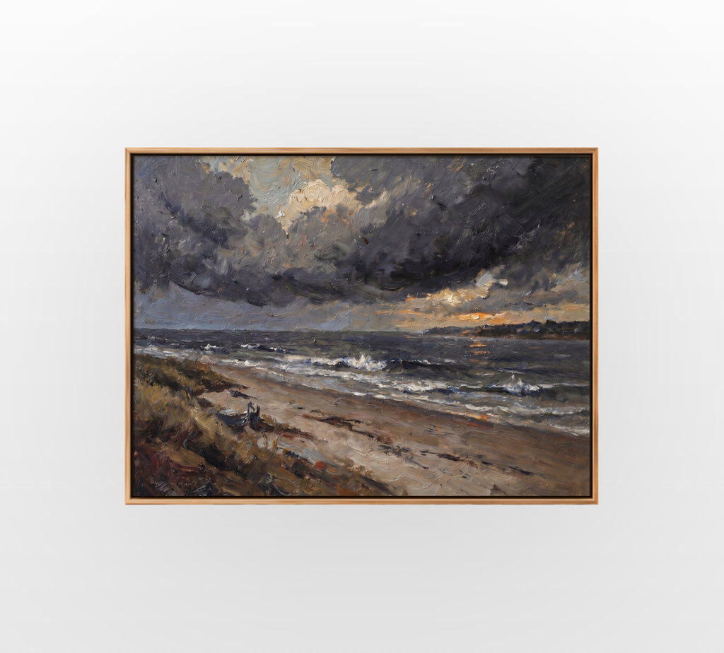 Misty River Brook - Hand-Painted Artwork - #ART-VN-S-02