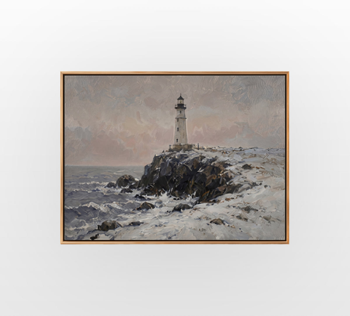 Dark Shore Study - Hand-Painted Artwork - #ART-VN-S-03