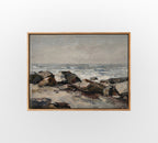 Rocky Lighthouse Stand - Hand-Painted Artwork - #ART-VN-S-04