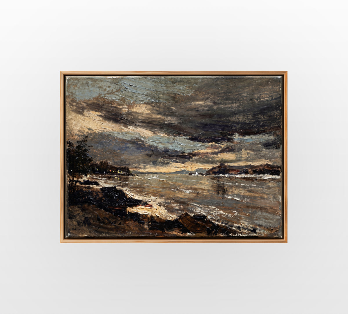 Rocky Sun Coast - Hand-Painted Artwork - #ART-VN-S-07